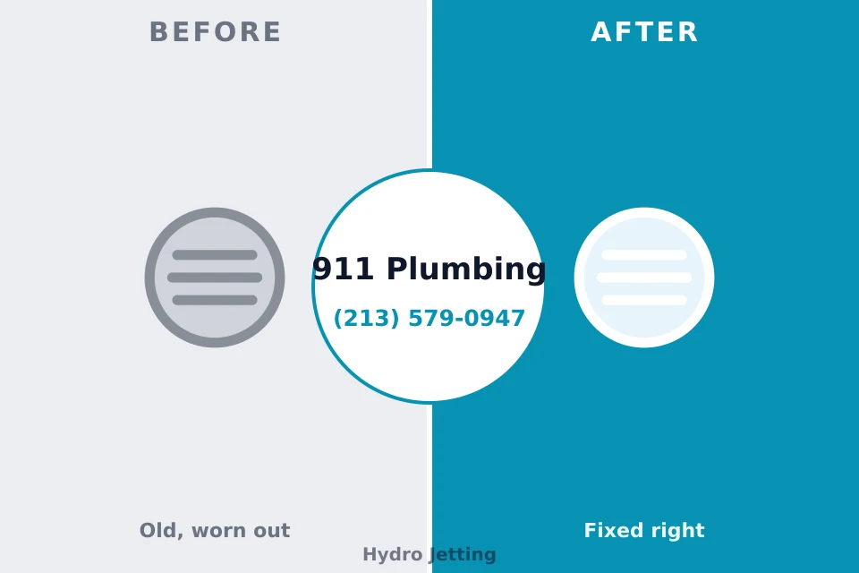 Before and after: plumbing repair East Meadow, NY